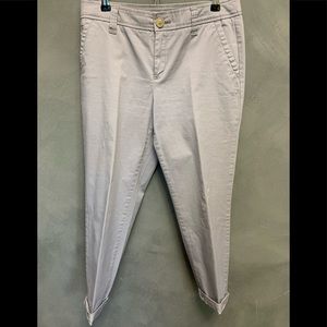 Chinos in sky gray